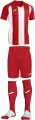 Комплект футбольной формы Joma PISA II красно-белая 102243.602_101657.602_400392.600