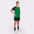 Футболка женская Joma ACADEMY IV  зелено-черная 901335.451