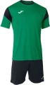 Комплект футбольной формы Joma PHOENIX SET зелено-черный 102741.451
