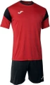 Комплект футбольної форми Joma PHOENIX SET червоно-чорний 102741.601