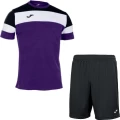 Комплект футбольної форми Joma CREW IV фіолетово-чорний 101534.551_100053.100