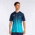 Футболка Joma TIGER IV темно-сине-бирюзовая 102764.013