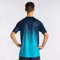 Футболка Joma TIGER IV темно-сине-бирюзовая 102764.013