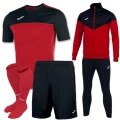 Футбольний набір Joma OXFORD червоно-чорний №54