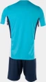 Комплект футбольной формы Joma DANUBIO II бирюзово-темно-синий 103213.013