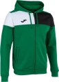Олімпійка (мастерка) з капюшоном Joma CREW V зелено-чорно-біла 103087.451