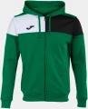 Олимпийка (мастерка) с капюшоном Joma CREW V зелено-черно-белая 103087.451