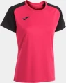 Футболка женская Joma ACADEMY IV розово-черная 901335.501
