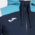 Олімпійка (мастерка) з капюшоном Joma TOLEDO темно-синьо-бірюзова 103737.342