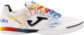 Футзалки (бампы) Joma TOP FLEX бело-сине-оранжевые TOPW2476IN