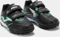Сороконожки (шиповки) детские Joma POWERFULL черно-бирюзовые POJS2501TFV