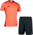 Комплект футбольної форми Joma WINNER II оранжево-червоно-чорний 101878.090_100053.100