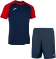 Комплект футбольної форми Joma TEAMWORK темно-синьо-червоний 102218.336_100053.331