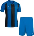 Комплект футбольної форми Joma PISA II синьо-чорний 102243.701_100053.700