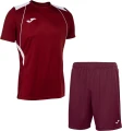 Комплект футбольной формы Joma CHAMPION VII бордово-белый 103081.672_100053.650