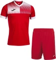 Комплект футбольної форми Joma ECO SUPERNOVA червоно-білий 103128.602_100053.600