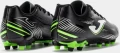 Бутсы детские Joma PROPULSION черно-бело-салатовые PRJS2501FG
