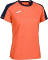 Футболка жіноча Joma ECO CHAMPIONSHIP оранжево-темно-синя 901690.093