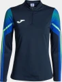 Реглан для бега женский Joma ELITE XI темно-сине-сине-зеленый 902253.317