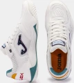 Футзалки (бампи) Joma TOP FLEX PLUS біло-зелені TOUS2502IN