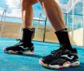 Кросівки тенісні Joma SMASH чорно-блакитно-рожево-жовті TSMAS2591C