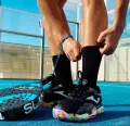 Кросівки тенісні Joma SMASH чорно-блакитно-рожево-жовті TSMAS2591C