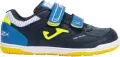 Футзалки (бампы) детские Joma TOP FLEX темно-сине-сине-желтые TPJW2503INV