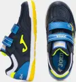 Футзалки (бампы) детские Joma TOP FLEX темно-сине-сине-желтые TPJW2503INV