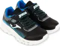 Кроссовки детские Joma AQUILES с подсветкой черно-синие JAQUIW2501V