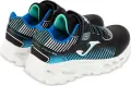 Кроссовки детские Joma AQUILES с подсветкой черно-синие JAQUIW2501V