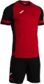 Комплект футбольної форми Joma LIDER червоно-чорний 104285.601