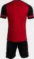 Комплект футбольної форми Joma LIDER червоно-чорний 104285.601