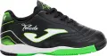 Футзалки (бампы) детские Joma TOLEDO черно-салатовые TOJW2501IN
