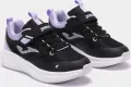 Кроссовки беговые детские Joma FERRO черно-сиреневые JFERRW2501V