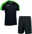Комплект футбольної форми Joma ECO CHAMPIONSHIP чорно-салатовий 102748.117_100053.100