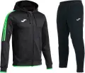 Спортивний костюм Joma OLIMPIADA ELBA чорно-зелений 103707.117_100540.100