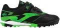 Сороконожки (шиповки) детские Joma POWERFULL черно-зеленые POJS2601TFV