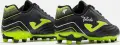 Бутсы детские Joma TOLEDO черно-лаймовые TOJW2601FG