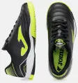 Футзалки детские Joma TOLEDO черно-салатовые TOJW2601IN