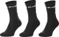 Шкарпетки Kappa SOCKS LOGO SABOYA 3PACK чорні (3 пари) 304MT00-901