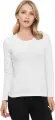 Лонгслив женский Kappa T-SHIRT MANICA LUNGA GIROCOLLO белый K2601 Bianco