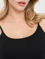 Майка жіноча Kappa TOP LISCIO SPALLA STRETTA чорна K2306 Nero