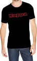 Футболка Kappa T-SHIRT MEZZA MANICA GIROCOLLO CON STAMPA LOGO PET чорна K1335 Nero