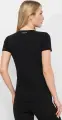 Футболка женская Kappa T-SHIRT MEZZA MANICA GIROCOLLO черная K2501 Nero