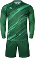 Комплект вратарской формы Kelme Long sleeve goalkeeper suit зеленый 3801286.9300