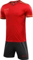 Комплект футбольної форми Kelme SEGOVIA червоно-темно-сірий 3871001.9667