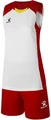 Волейбольная форма женская Kelme бело-красная 3802254.9107