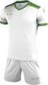 Комплект футбольной формы Kelme SEGOVIA бело-зеленый 3871001.9105