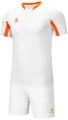Комплект футбольной формы детский Kelme LEON бело-оранжевый 7351ZB3130.9139