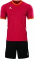 Комплект футбольної форми Kelme IBIZA червоно-оранжево-чорний 8351ZB1082.9609